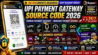 UPI Payment Gateway Source Code 2026 🔥 Chinese Payment Gateway | Merchant Payment Gateway API