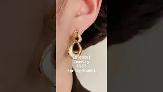 Shine with Double Hoop Shell Earrings + Spring 20% Off Deal!#earrings #jewellery #trending #fashion