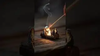 Miniature People's Matchstick Campfire 🔥 | Cozy AI Art