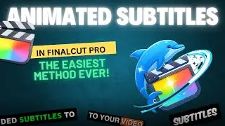 Add COOL subtitles in FinalCut Pro - FREE Title Presets - ft. EchoDolphin