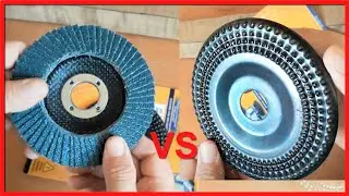 Discos FLAP vs ESCOFINA , desbastar MADERA con Amoladora Angular