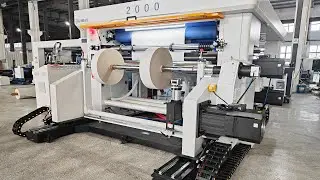 PE Coated Paper Roll Slitter Rewinder for Takeaway Packaging & Cup Paper