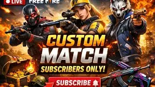Free Fire Custom Room 🔥 Subscriber Match | LIVE