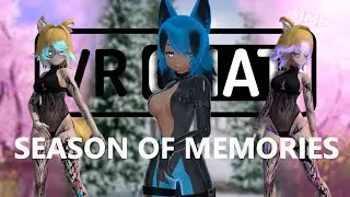 VRChat - SEASON OF MEMORIES | MMD | Latex | Kemono friends Gray wolf | 4K