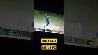 WHAT A MATCH MS VS PZ. #peshwarzalmi #multansultan #youtube