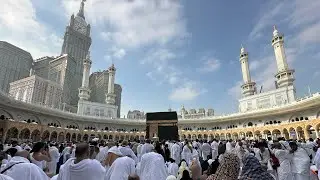 Very beautiful view while circumambulating the Kaabah sharif