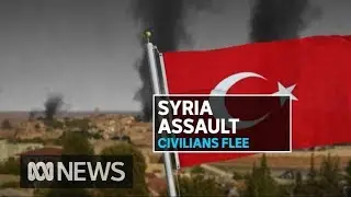Thousands flee northern Syria as Turkey continues assault | ABC News