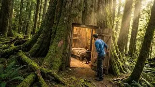 &ldquo;Epic Modern Treehouse Build on a Cliff | Realistic Survival ASMR Experience&rdquo;