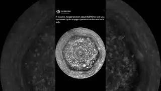 Saturn's hexagonal storm