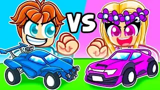 BOYS vs GIRLS In Rocket League!