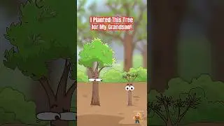 I Planted This Tree for My Grandson! #shorts #animation