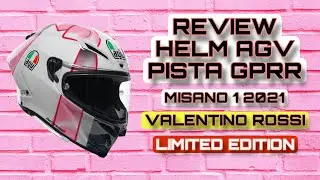 REVIEW HELM AGV PISTA GPRR MISANO 1 2021 VALENTINO ROSSI LIMITED EDITION , HELM KADO SPESIAL !!!