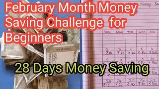 February Month Money Saving Challenge/28 Days of smart money saving challenge