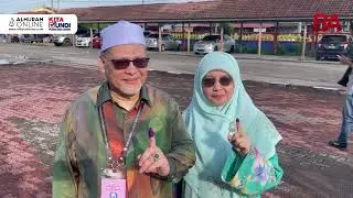 PRN Kelantan: Timbalan MB Kelantan buang undi di Sekolah Kebangsaan Panji
