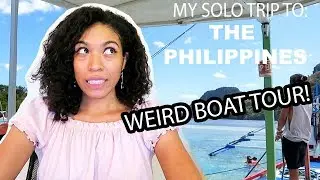 MY FIRST SOLO TRIP TO: THE PHILIPPINES, Weird boat tour in Elnido! Story time!