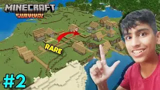 I Found Rare Village in My Survival world | Minecraft Survival #2