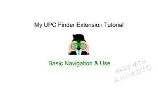 My UPC Finder &mdash; Урок 1 &mdash; Базовая навигация и использование