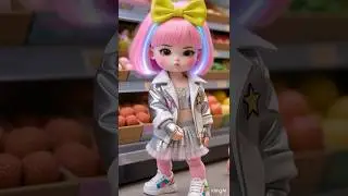 Cute babydoll dancing with sass 💃 @Kling_ai #klingmotioncontrol #ai #fun #baby #doll