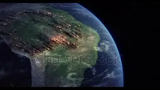 Amazon Rainforest fire footage from space😱😱