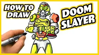 How To Draw Doom Slayer | Fortnite | Step by Step Drawing Tutorial #drawing #howtodraw