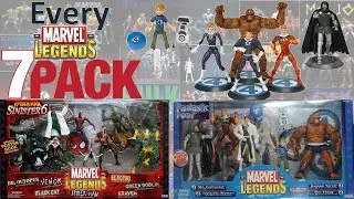 Every Marvel Legends 7 packs Toybiz and Hasbro Comparison List