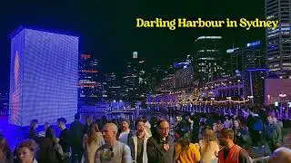 Darling Harbour & Opera House Vivid 2025 in Sydney