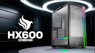 GABINETE PICHAU HX600 - RGB E MUITO ESPA&Ccedil;O INTERNO!