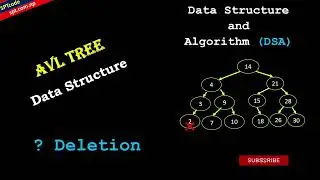 AVL Tree DELETION in all cases with example, Detail logic concept in Nepali
