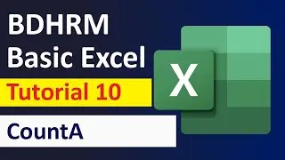 Excel COUNTA Formula Bangla Tutorial | Learn COUNTA Function in Excel
