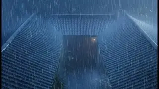 Instant Deep Sleep 🌧️⚡ Heavy Night Rain & Thunderstorm Sounds | Dark Screen White Noise