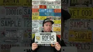 A to Z Wisconsin Graphic Series Marquette University #licenseplates