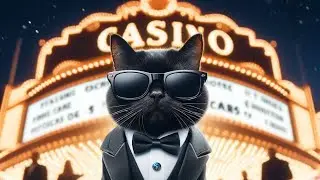 Cool cat won in the casino #cats #funnycatsvideos #catsonyoutube #catsofinstagram #catvideo #cutecat