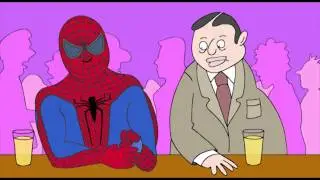 The Amazing Spiderman at a Bar