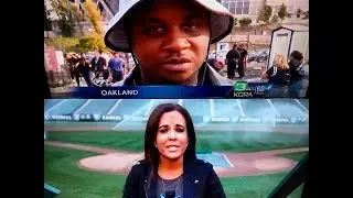 Watch DLabrie Live on KCRA 3 TV News w/ legendary sports journalist Michelle Dapper at Raiders Game