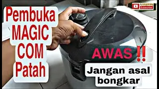 Cara memperbaiki tutup magic com Rusak
