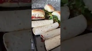 Lunch for my family using chobatta bread it was so good ! #lunchideas