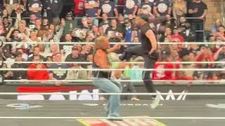 Roman Reigns attack Brock Lesnar off air clip after - WWE Raw