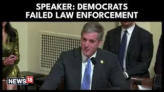 Law Enforcement Debate | Speaker Slams Democrats Over Border Policy and Crime | News18