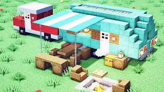 Minecraft: How To Build a Truck with Caravan Survival Base