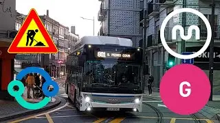 Desvios na Baixa do Porto para a linha G - 2021/2022
