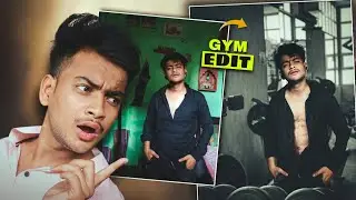 GYM Photo Editing An add Six pack your photo | Six pack Editing Tutorial Bodybuilding photo editing