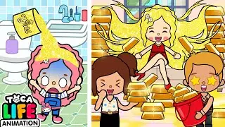 I Became A Queen Because Of My Diamond Hair | Toca Life World | Toca Animation