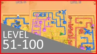 Water Connect Puzzle Level 51-100 Walkthrough Solution Android/iOS