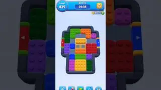 Color Block Jam Level 429 #games #brainteasers #colorblockjam  #walkthrough