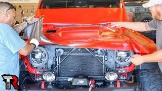 Jeep Gladiator Vinyl Wrap - Time-lapse
