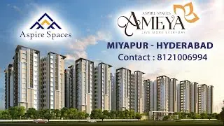 AMEYA luxury apartments by ASPIRE SPACES | 2, 2.5 & 3 BHK Apartments | Project Progress Update Video