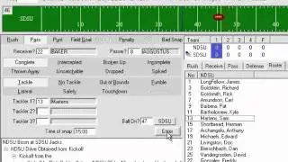 DakStats Football - Play-by-Play In-Game Entry