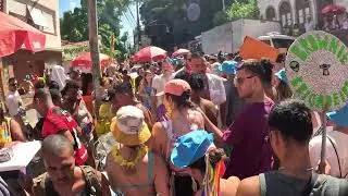 😎😎  MUST SEE!!!  BRAZIL'S CARNIVAL  BLOCO COPACABANA STREET PARTY  2024  4K video 🔥🔥🔥
