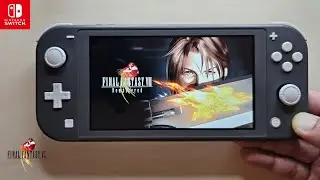 FINAL FANTASY 8 Remastered Nintendo Switch Lite Gameplay