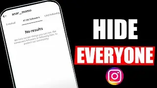 Как скрыть список подписчиков и подписок в Instagram (2026)